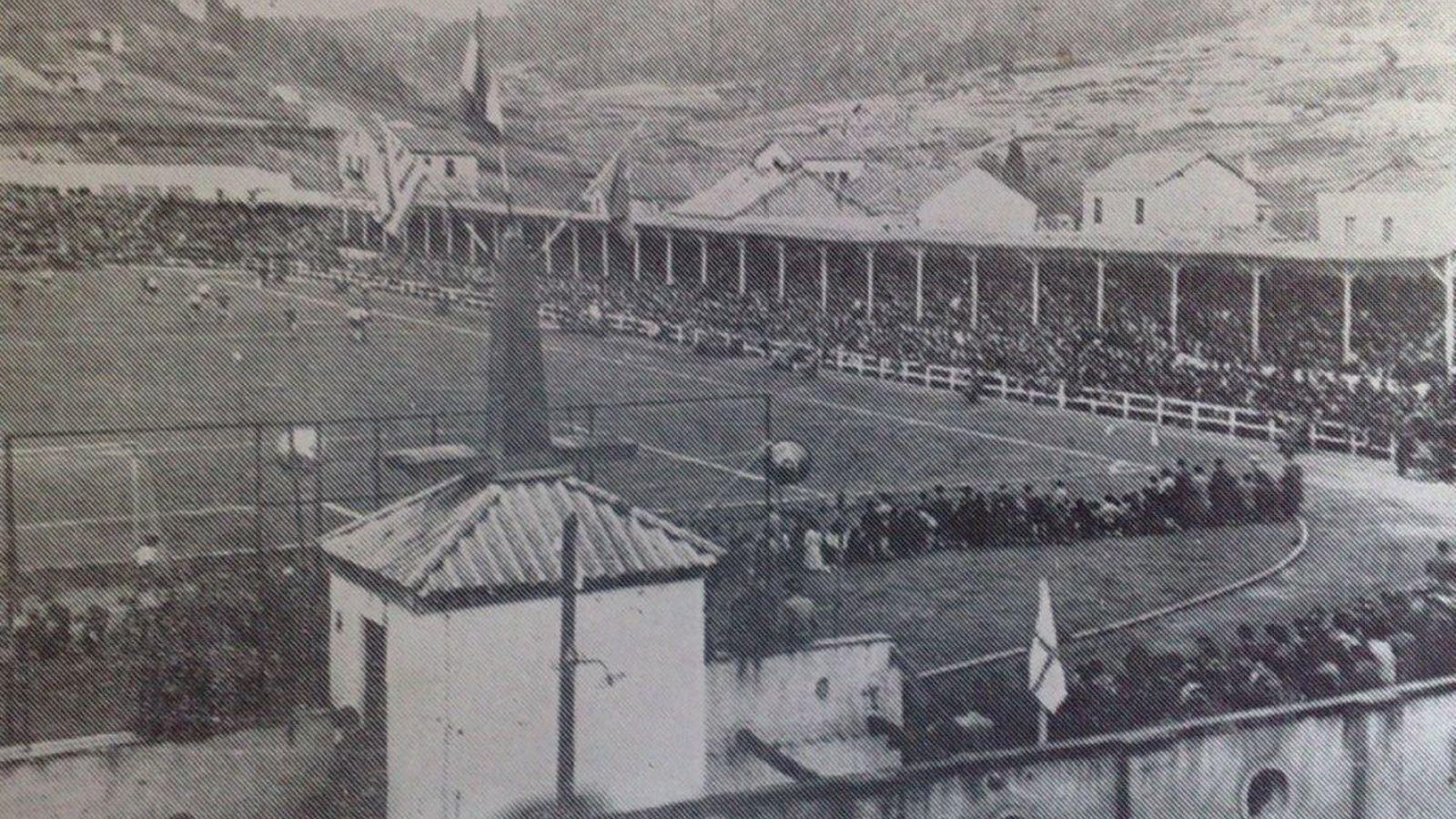 Estadio de O Couto en 1957