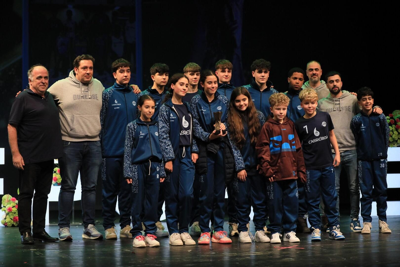 El Club Ourense Baloncesto, Premio Abanca Deporte Base.