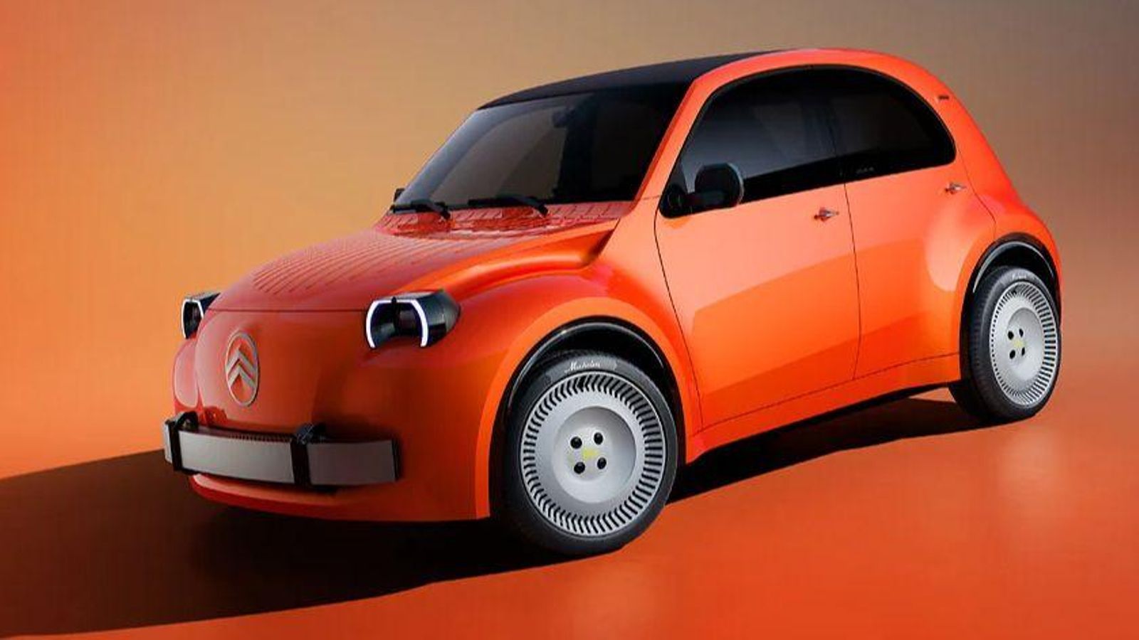 Imagen del nuevo 2CV, que se fabricará en 2028 en Italia.