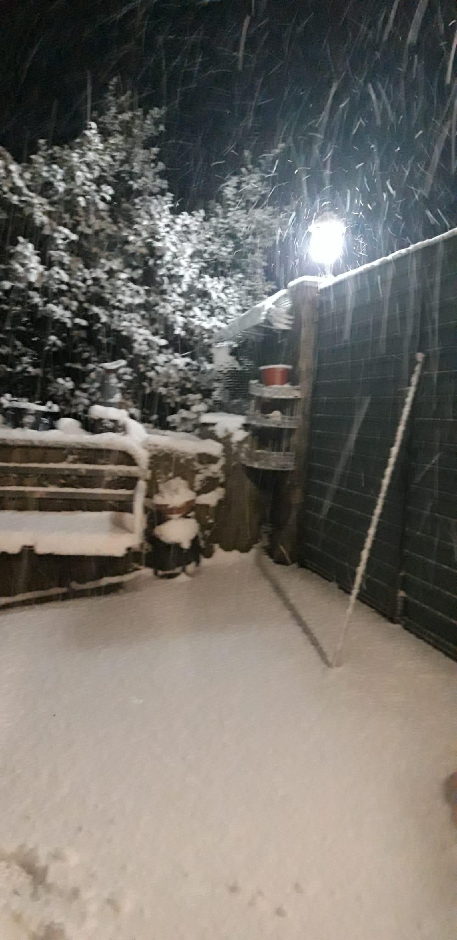 Nieve en la provincia de Ourense