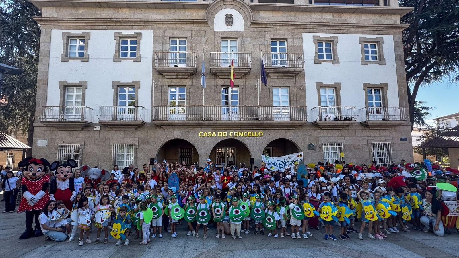 Participantes na ludoteca e campamento de verán de Verín.