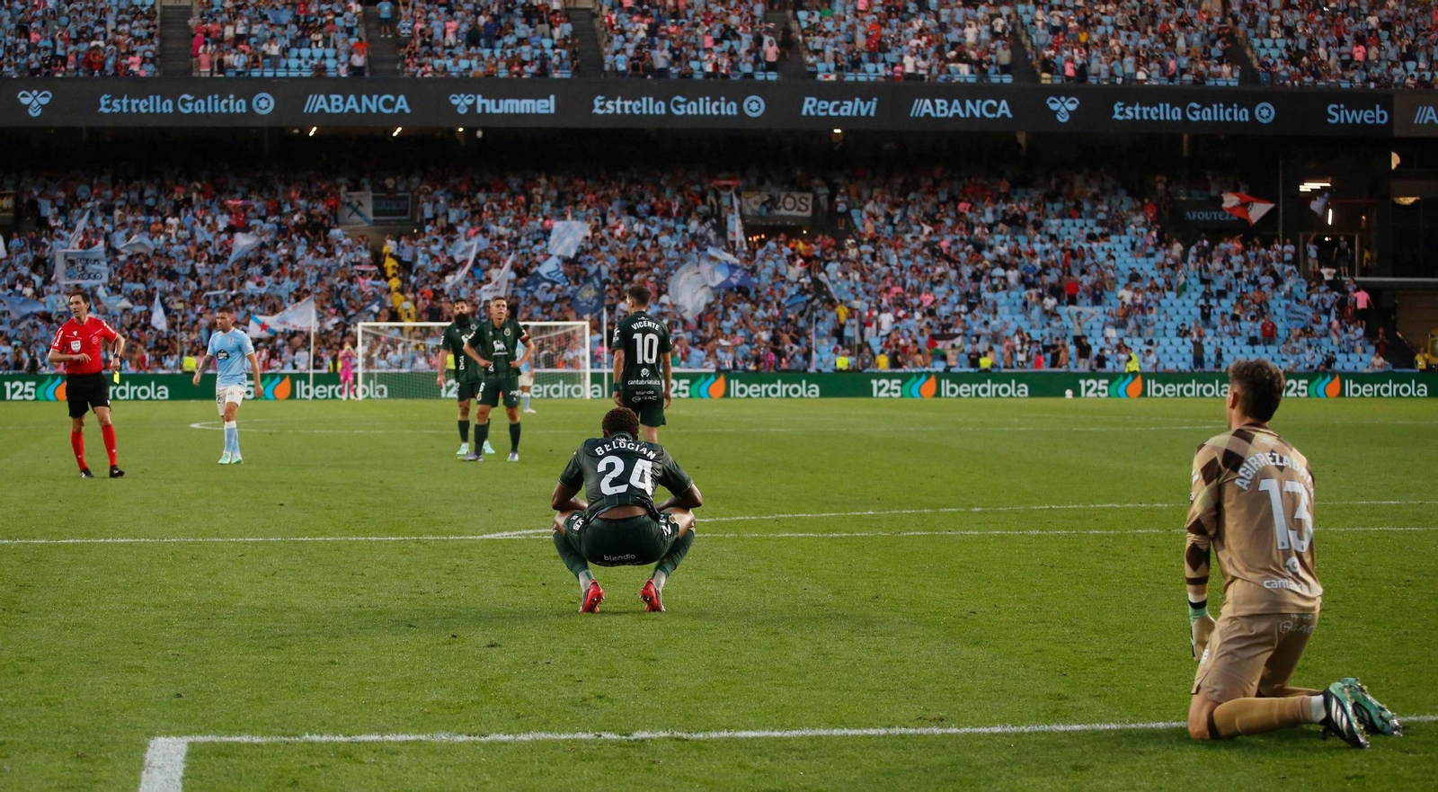 Galería | El partido entre Celta y Racing de Santander, en imágenes