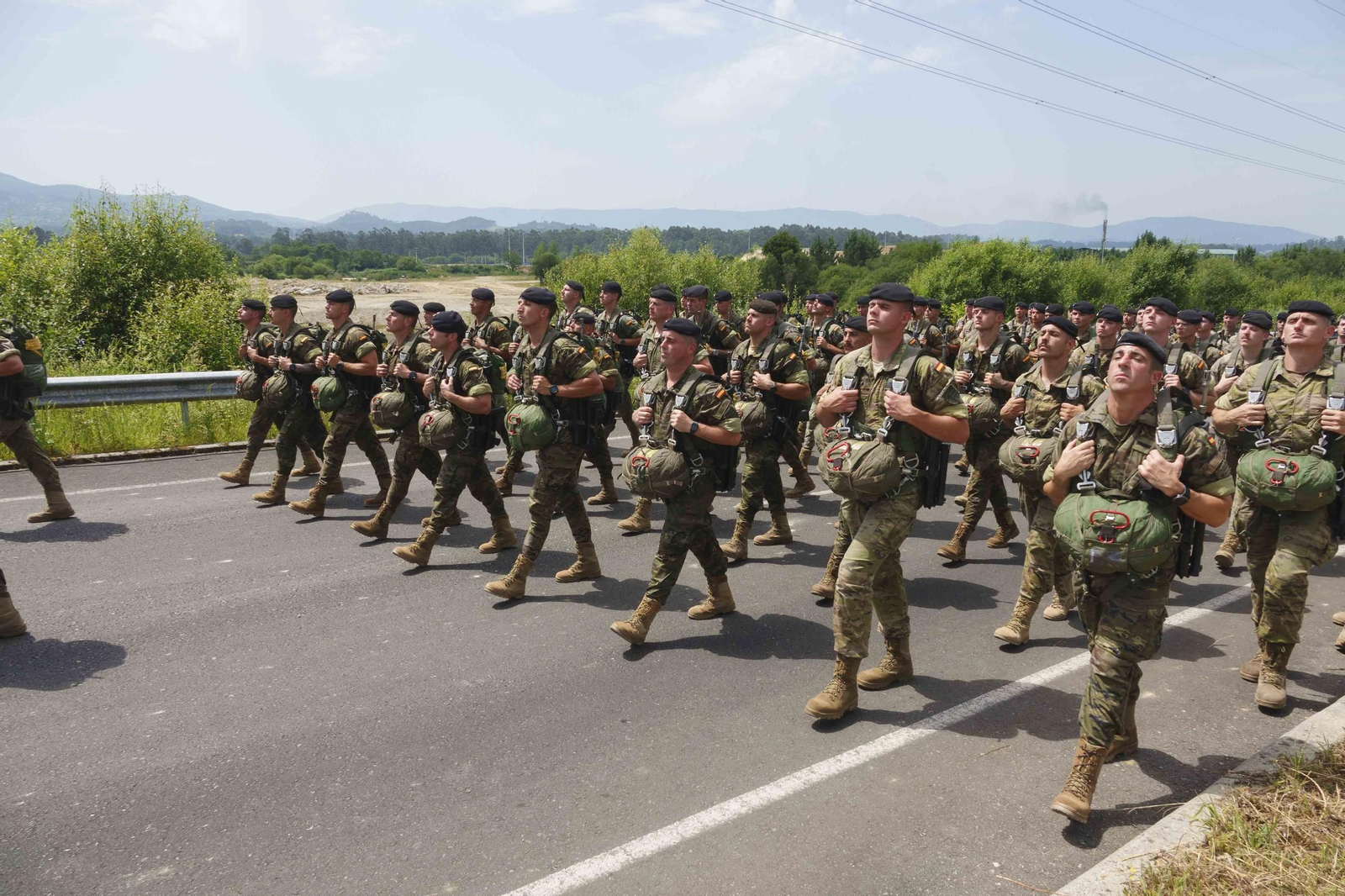 Galería | Ensayos para el acto central del Día de las Fuerzas Armadas en Vigo