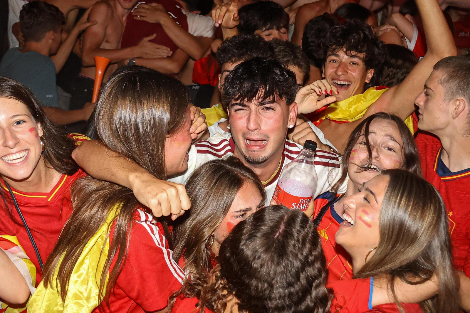 Galería | Vigo celebra la victoria de España en el Mundial 2026