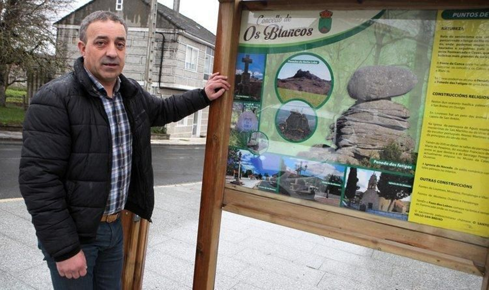 El alcalde de Os Blancos, José Manuel Castro.