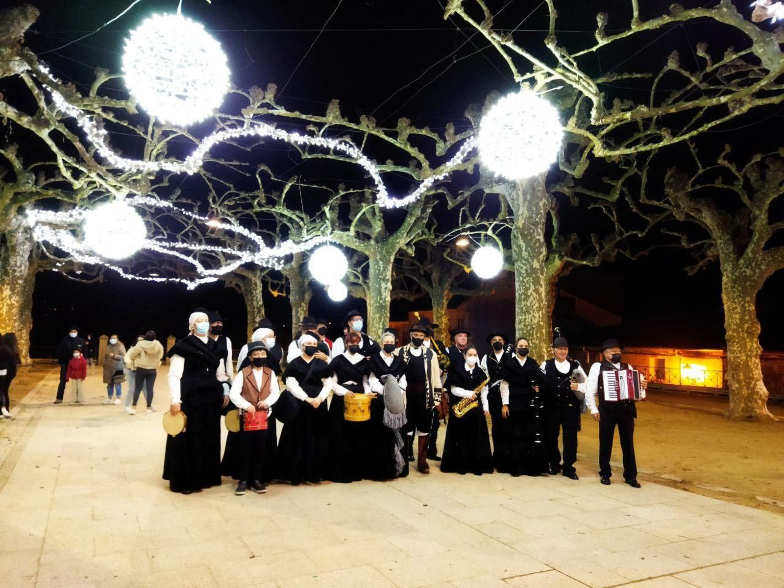 Decoración navideña en Celanova