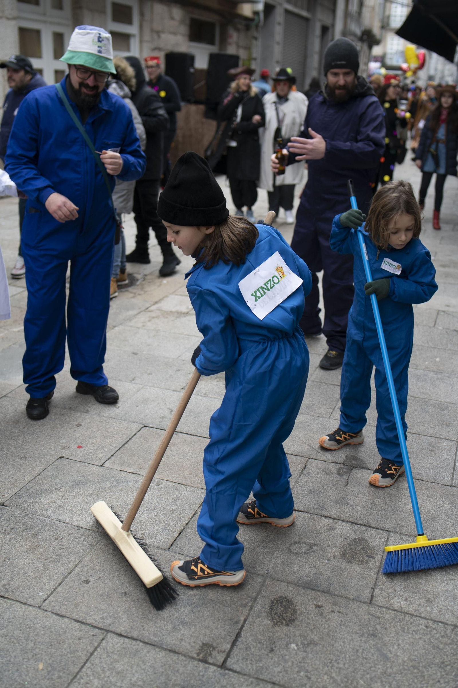 Galería | El sol hace acto de presencia en la mañana de sábado de Entroido de Xinzo de Limia