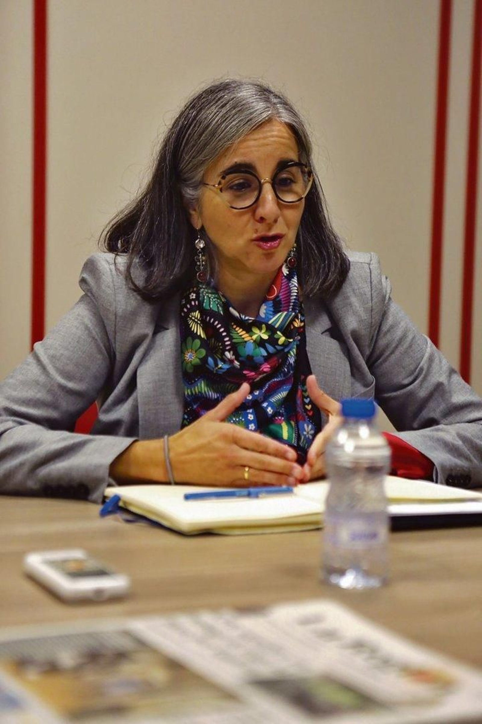 La delegada de Naturgy en la redacción de La Región.