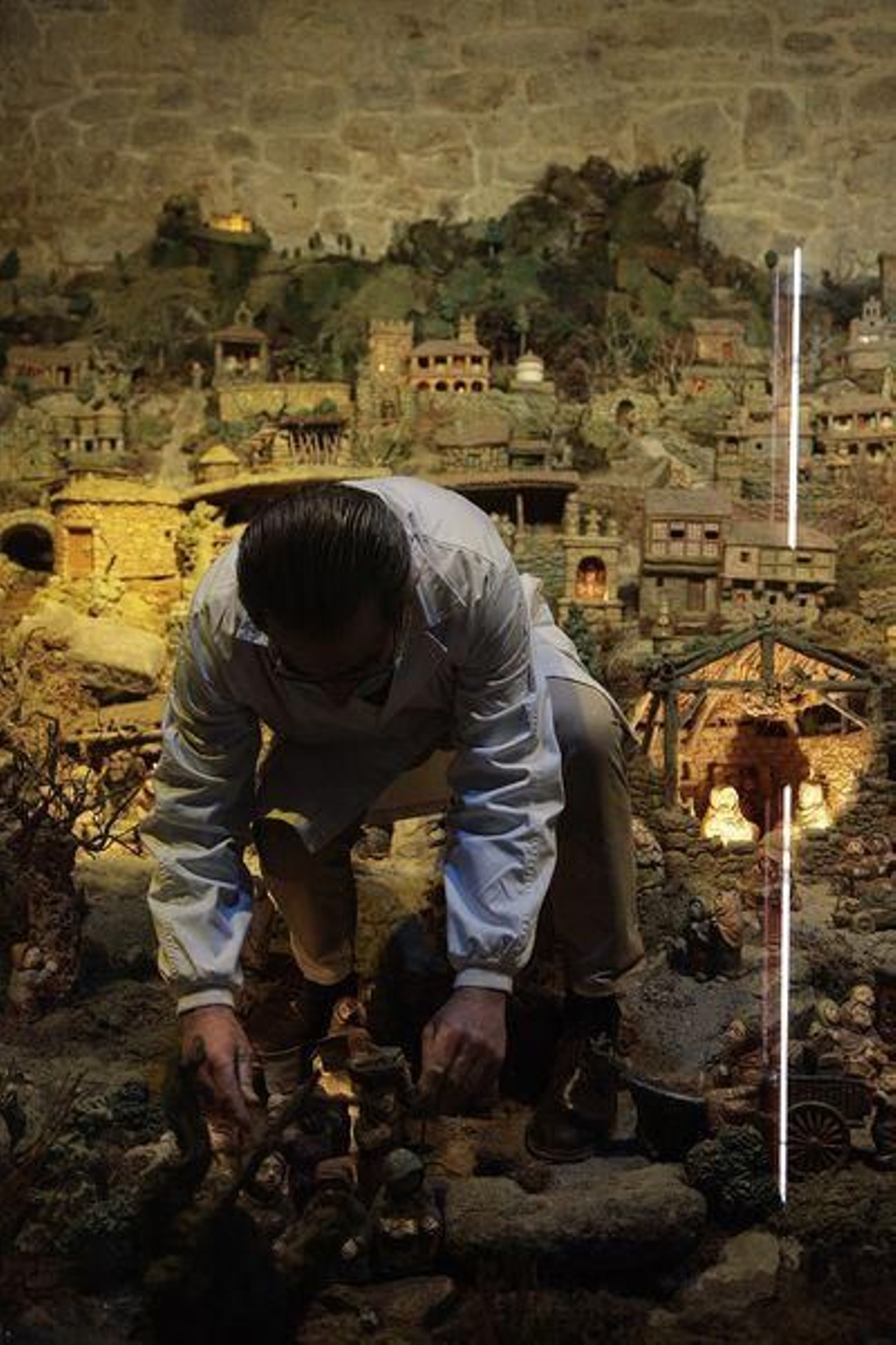 El belén de Baltar, un clásico en Ourense (MIGUEL ÁNGEL)