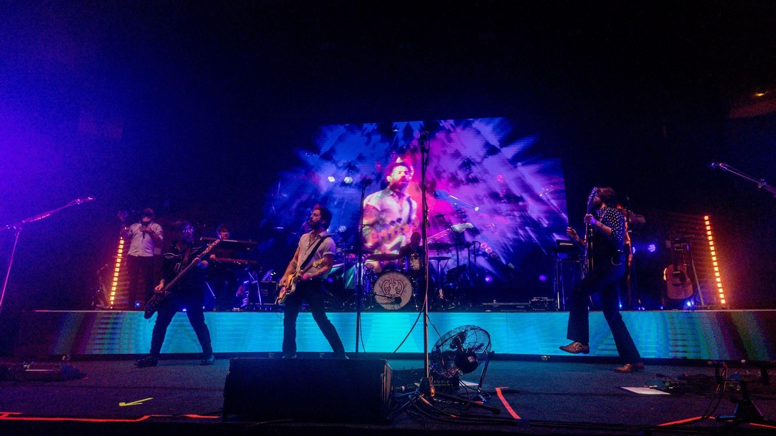 El grupo musical Viva Suecia, durante un concierto .