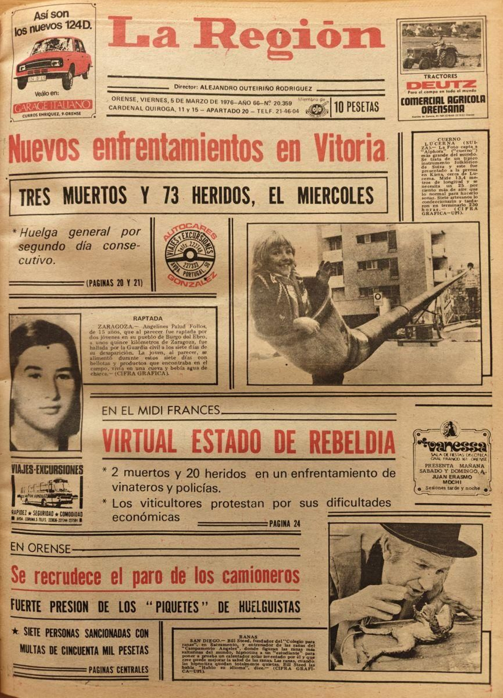 Quince motos en “la perrera”.