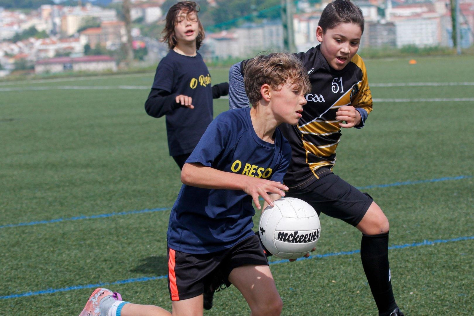 Torneo europeo de fútbol gaélico en Montecastelo.