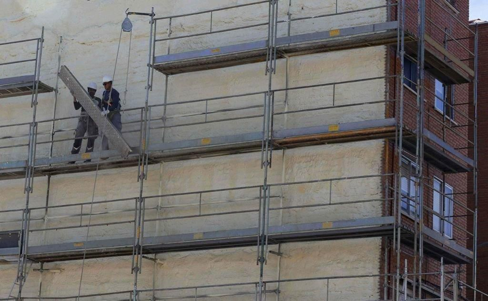 Los siniestros laborales vuelven a crecer en la construcción.