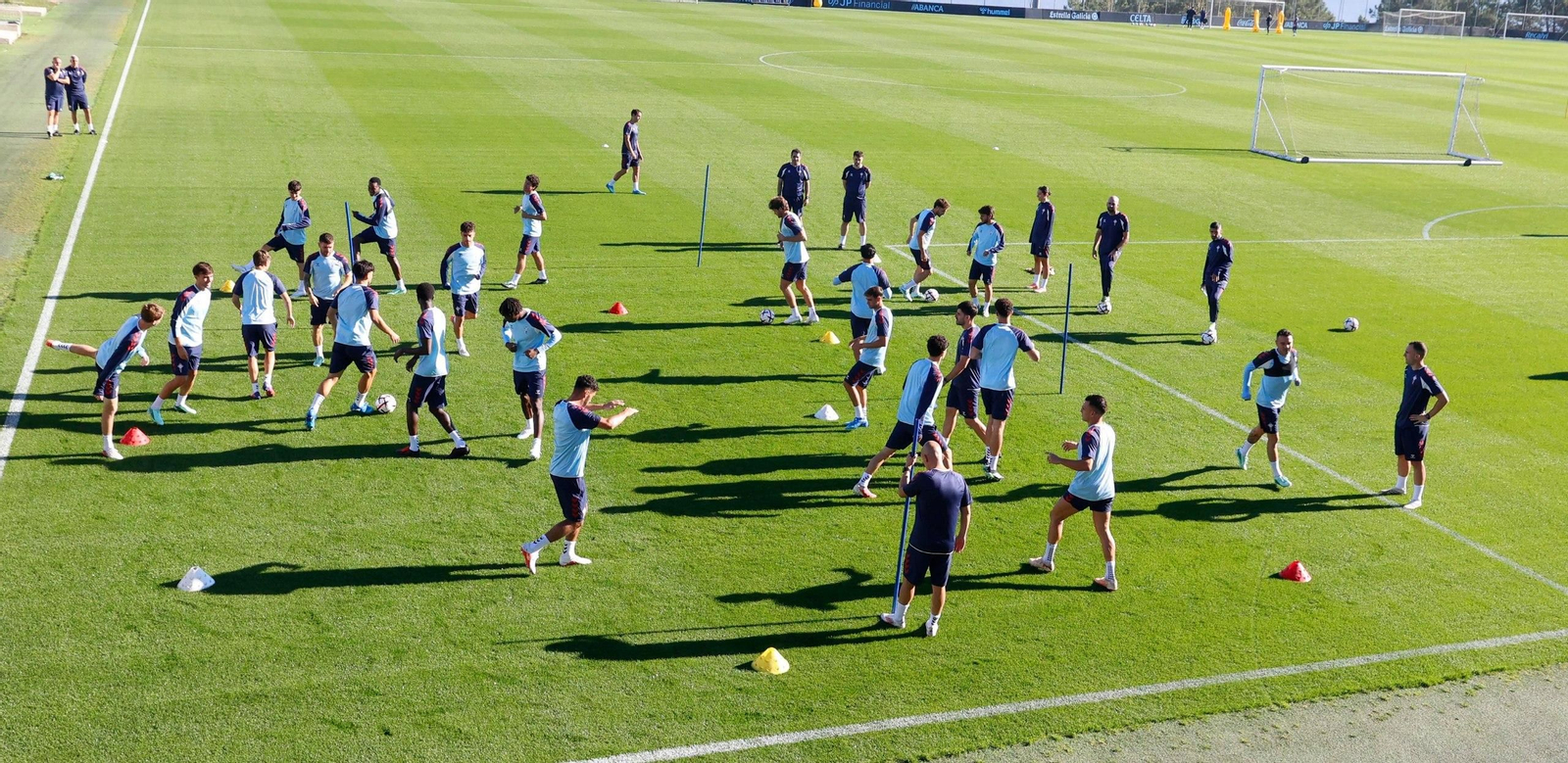 Galería | El Celta se prepara para una gran noche europea ante la Juventus