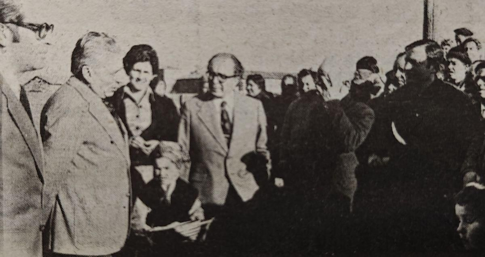 El gobernador civil de visita en Sandiás.