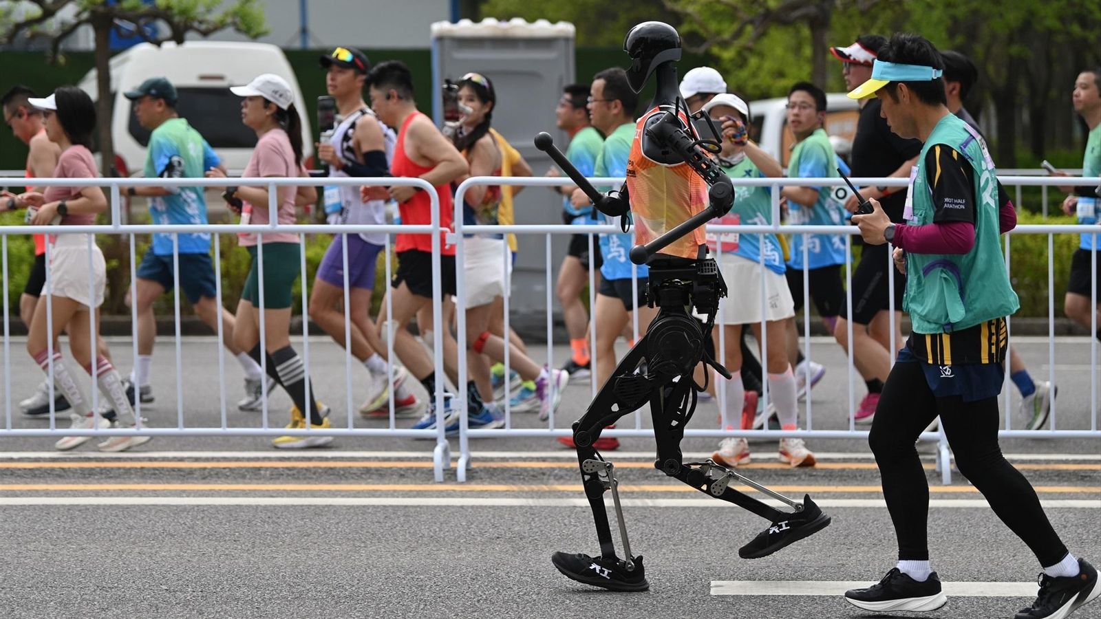 Carrera de robots en China