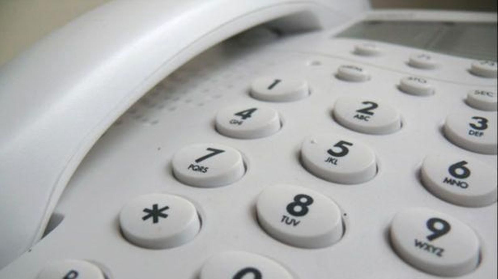 Imagen de un teléfono fijo