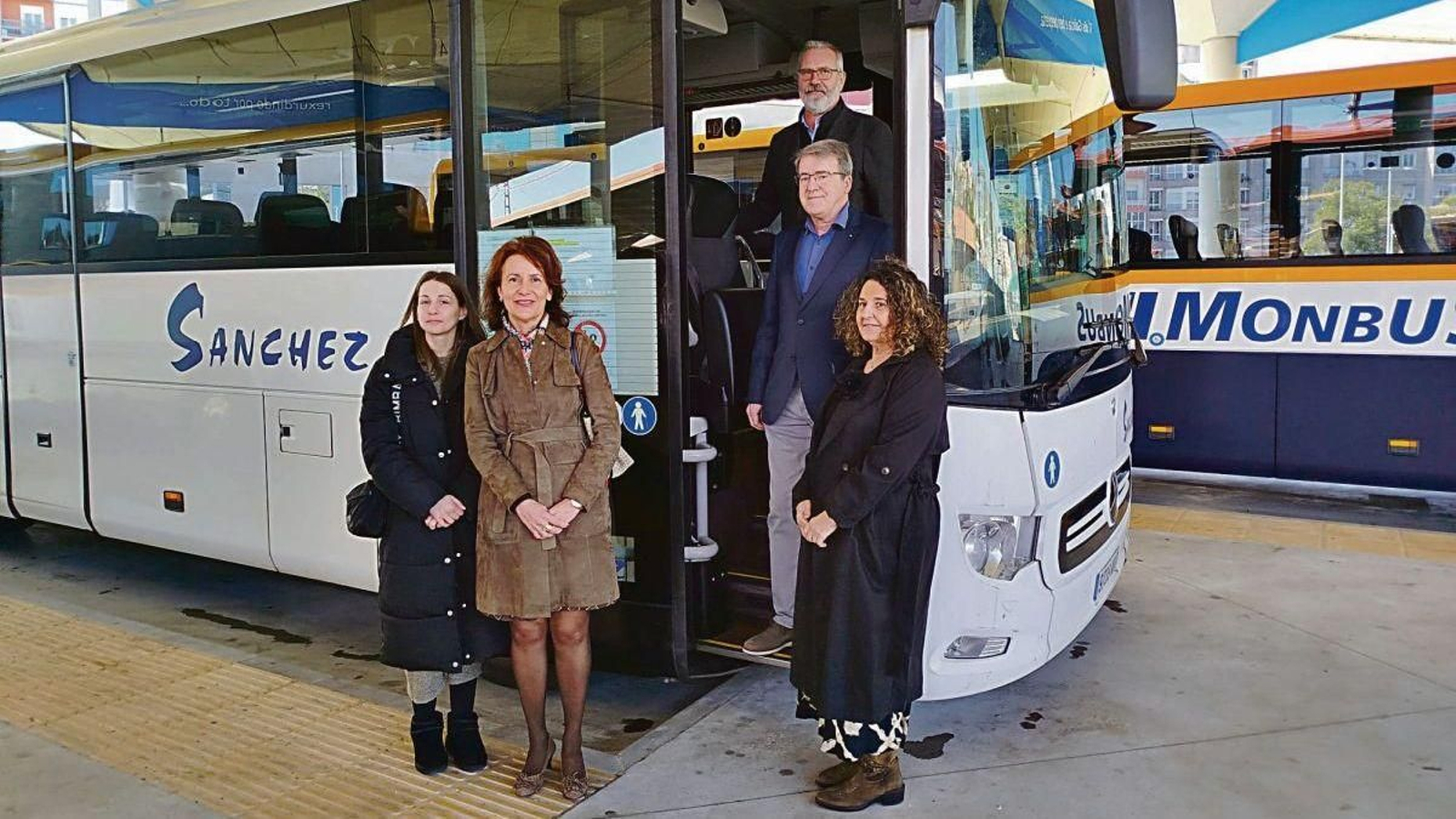 Presentación del balance de anual del Servizo de Mobilidade en la estación intermodal.