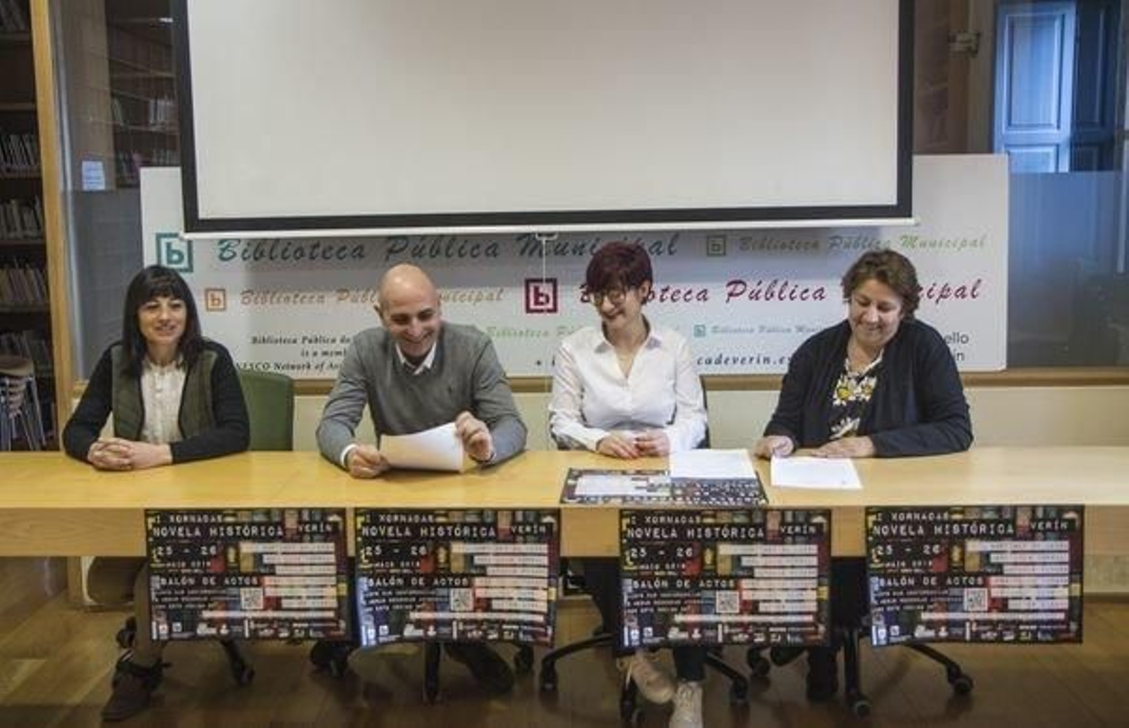 Presentación na Biblioteca.