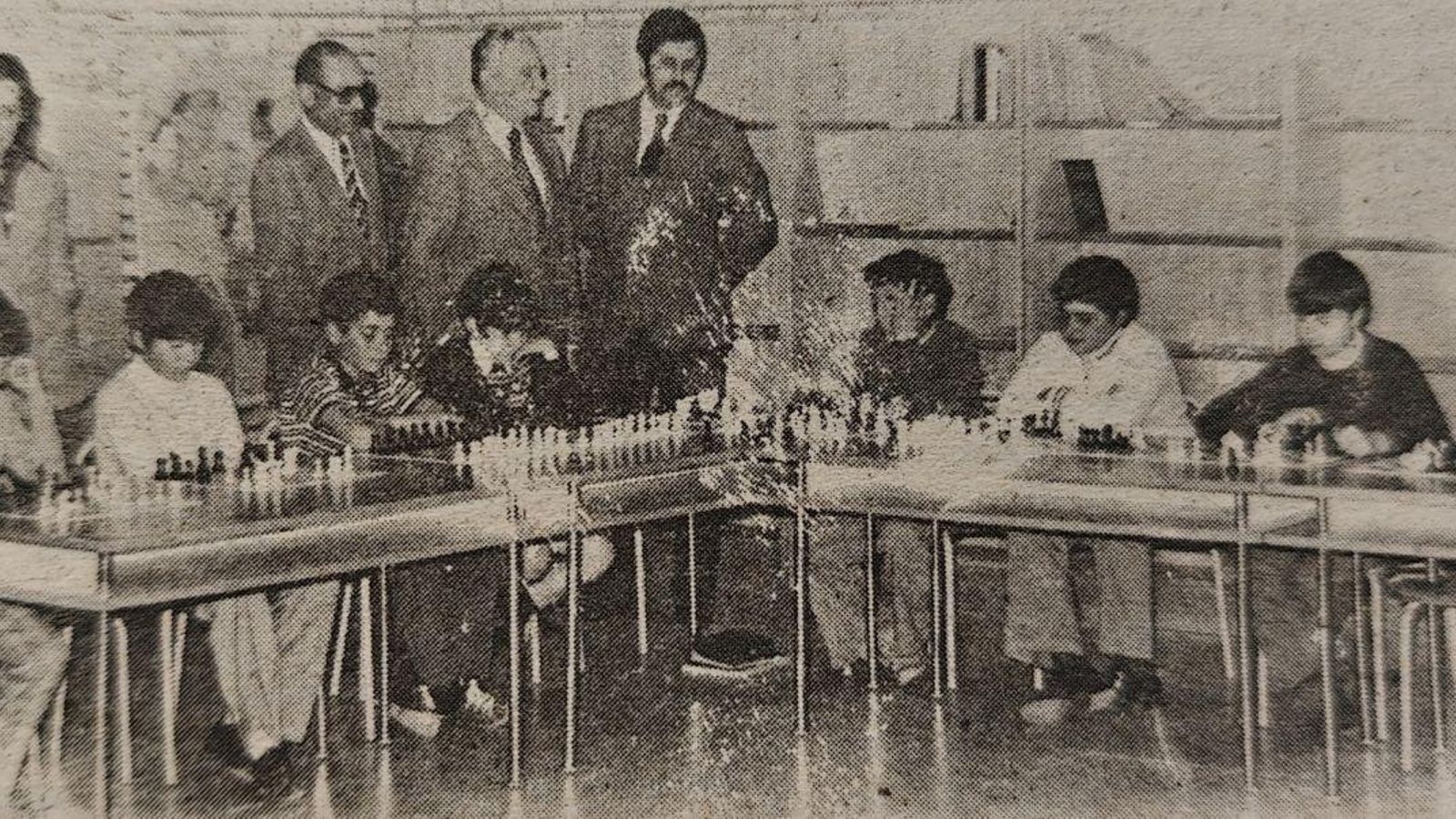 Participantes en ajedrez.