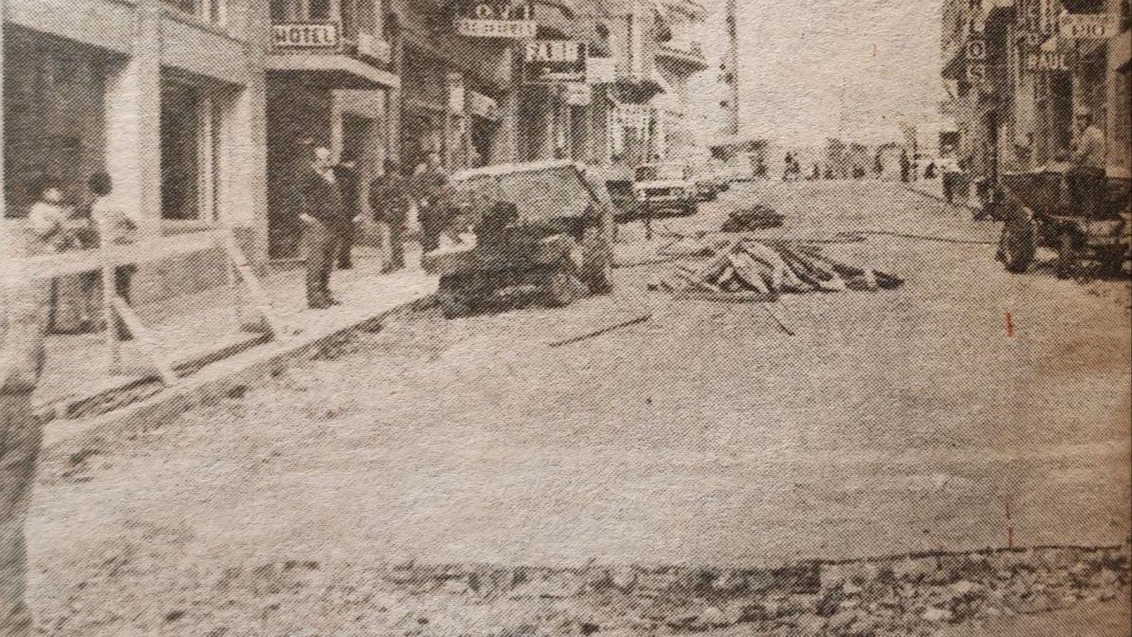 Tramo de la avenida de La Habana en obras entre Curros Enríquez y Cardenal Quevedo.