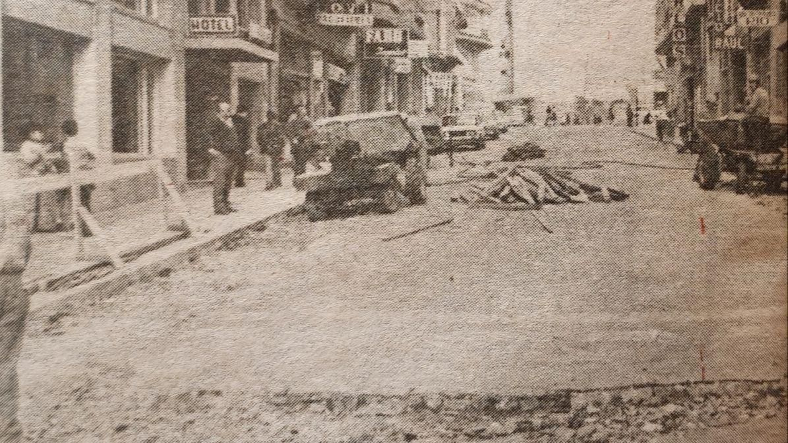 Tramo de la avenida de La Habana en obras entre Curros Enríquez y Cardenal Quevedo.
