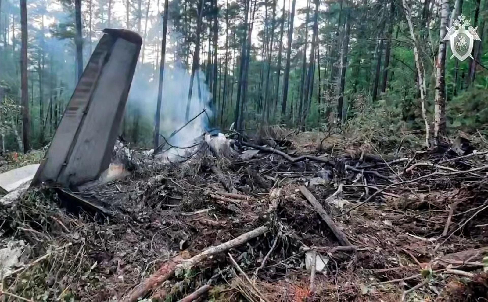 Imagen de archivo de un accidente aéreo en Rusia