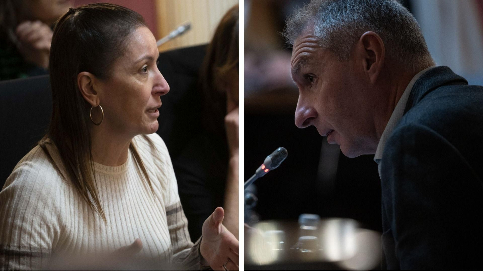 Ana Méndez (PP) y Luis Seara (BNG)