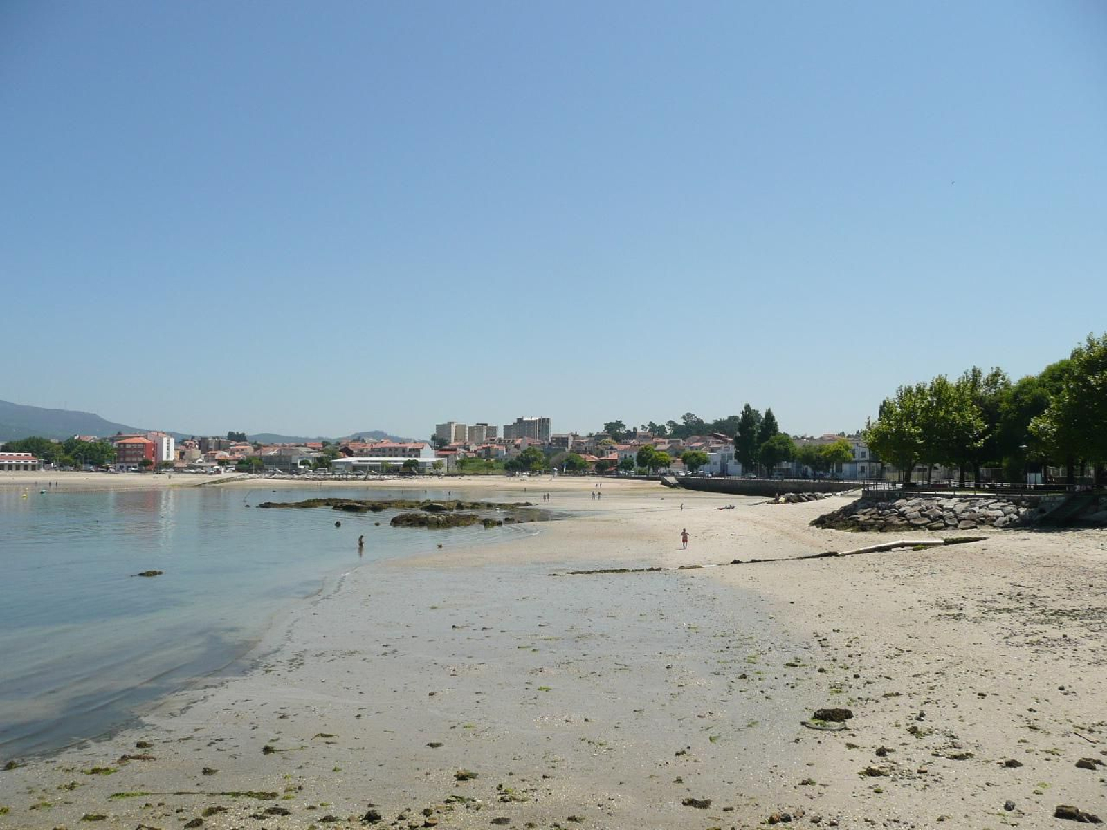 El arenal de O Preguntoiro, de Vilagarcía de Arousa.