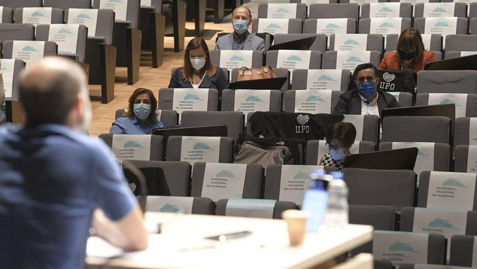 Imagen de archivo de un pleno de Ourense.