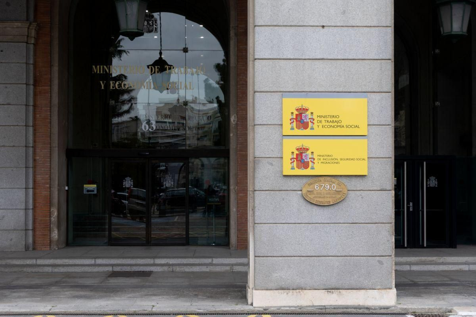 Fachada del Ministerio de Trabajo, de donde depende el Fondo de Garantía Salarial.