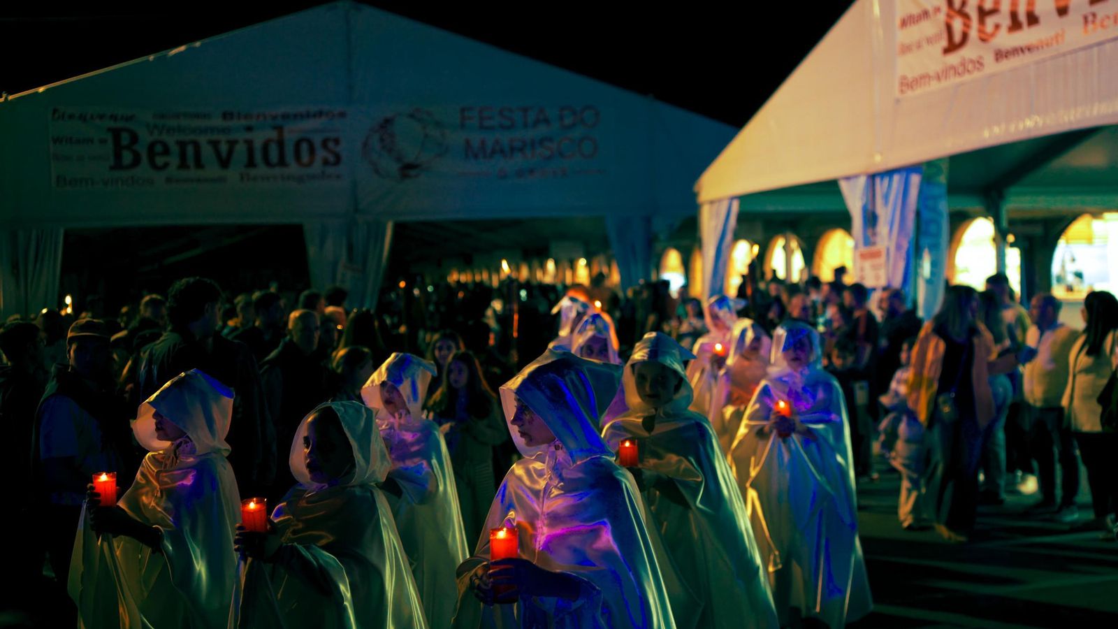 A noite meiga celebrada el pasado fin de semana en la Festa do Marisco.