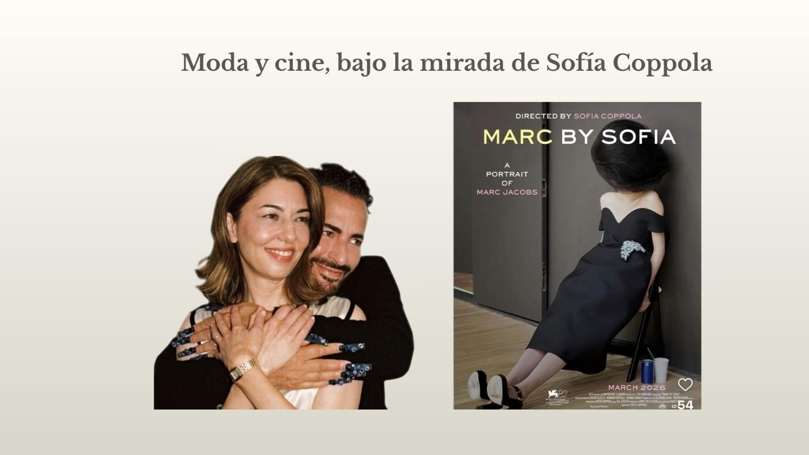 Marc by Sofia: el retrato íntimo con el que Sofia Coppola consagra el mito de Marc Jacobs.