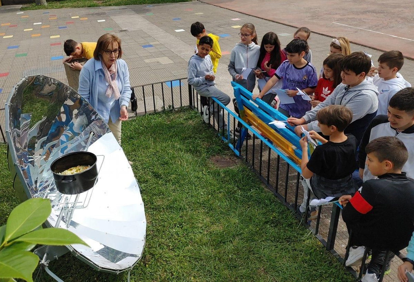 Feira de proxectos de enerxías renovables no CEIP Condesa de Fenosa do Barco.