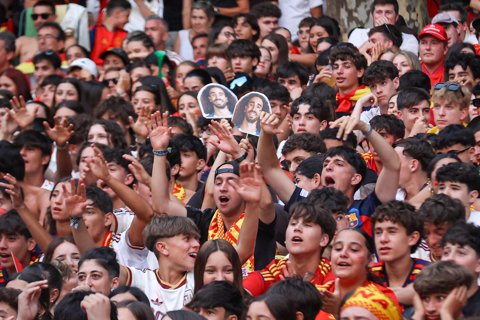 Galería | Vigo celebra la victoria de España en el Mundial 2026
