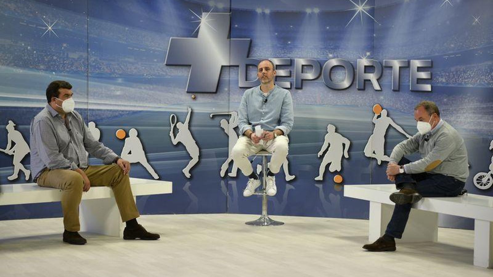 Telemiño. 19/05/2021. entrevista a Camilo Álvarez, presidente del COB en el programa La Prórroga en Telemiño. Foto: Xesús Fariñas