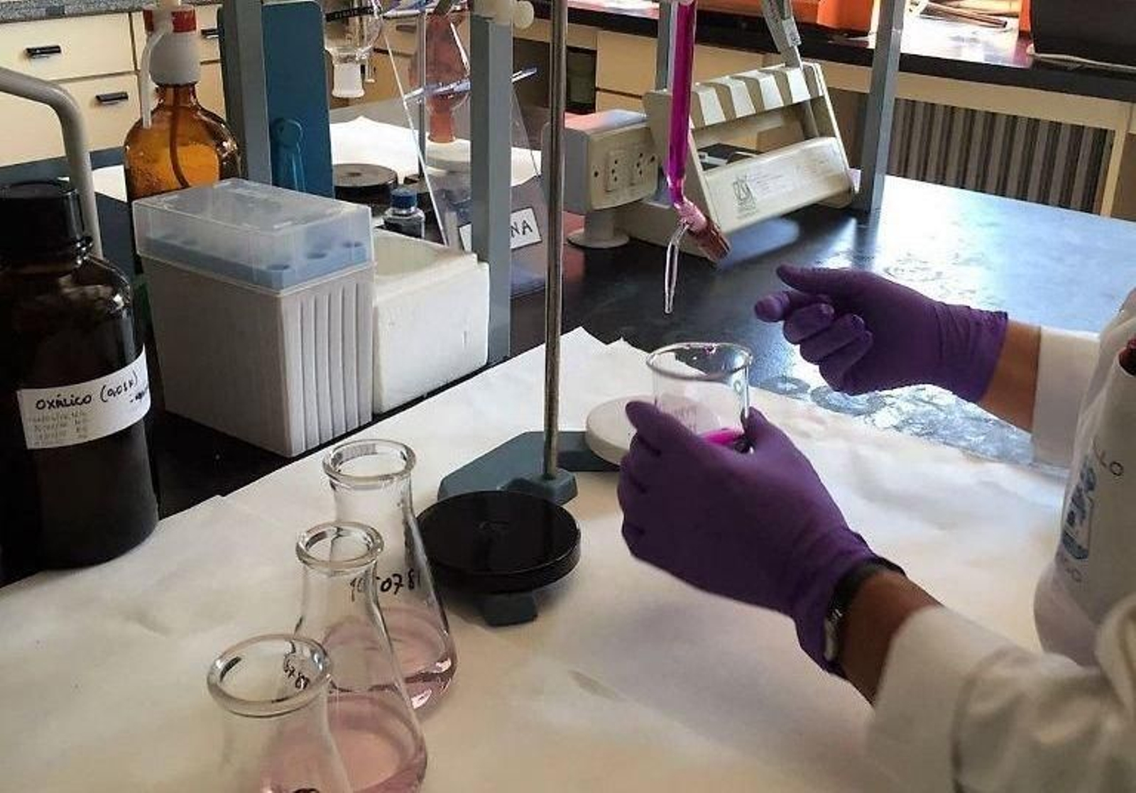 Instalaciones del laboratorio municipal, que piden mantener.