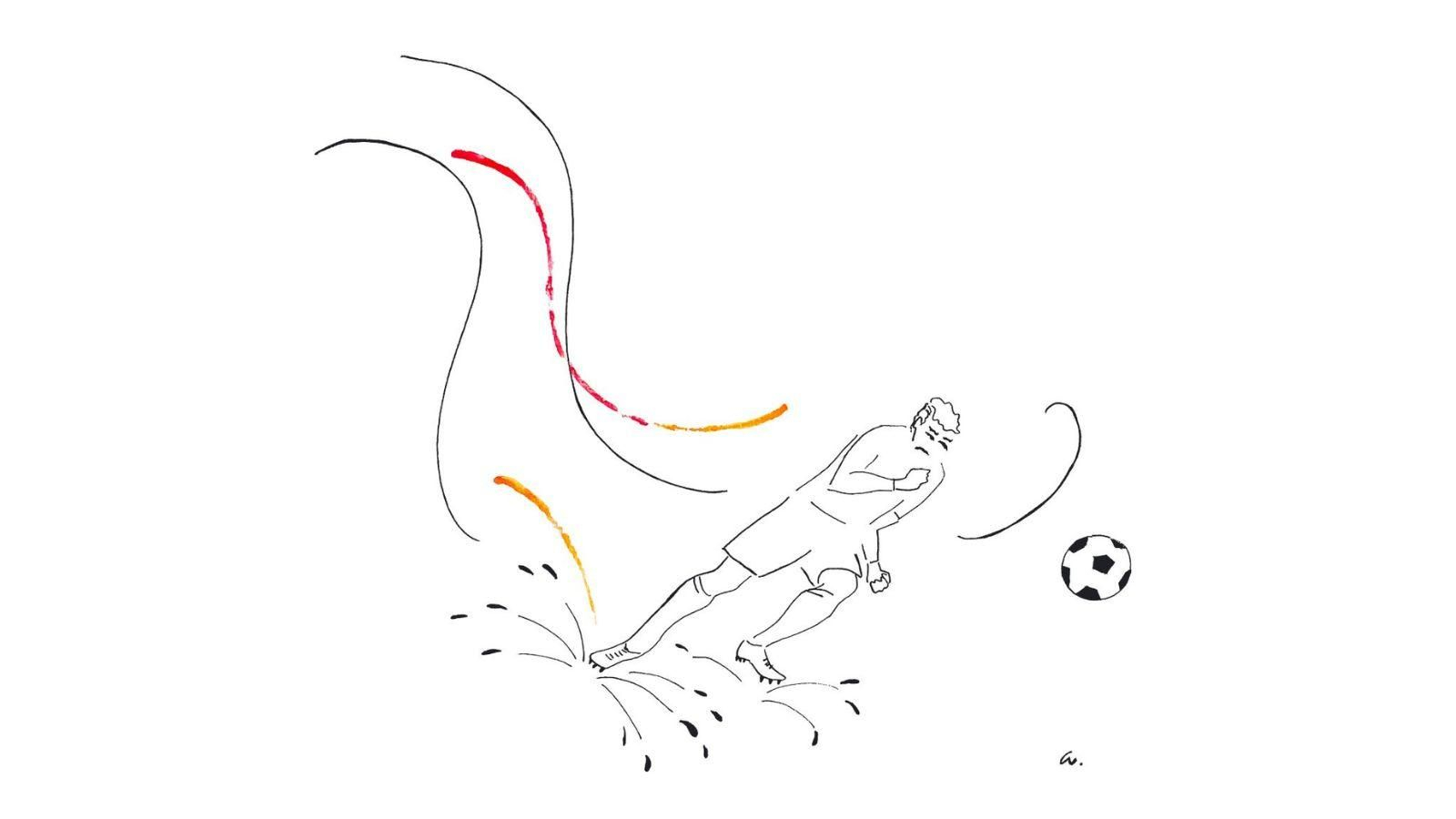 El futbolista atormentado.
