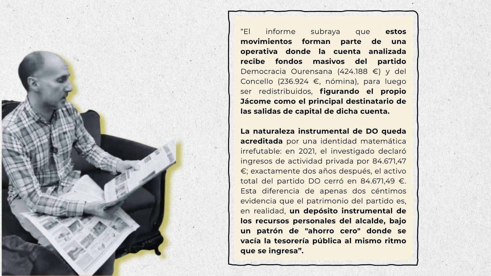 Extracto recogido en el informe del Sepblac (Servicio ejecutivo de la comisión de prevención del blanqueo de capitales).