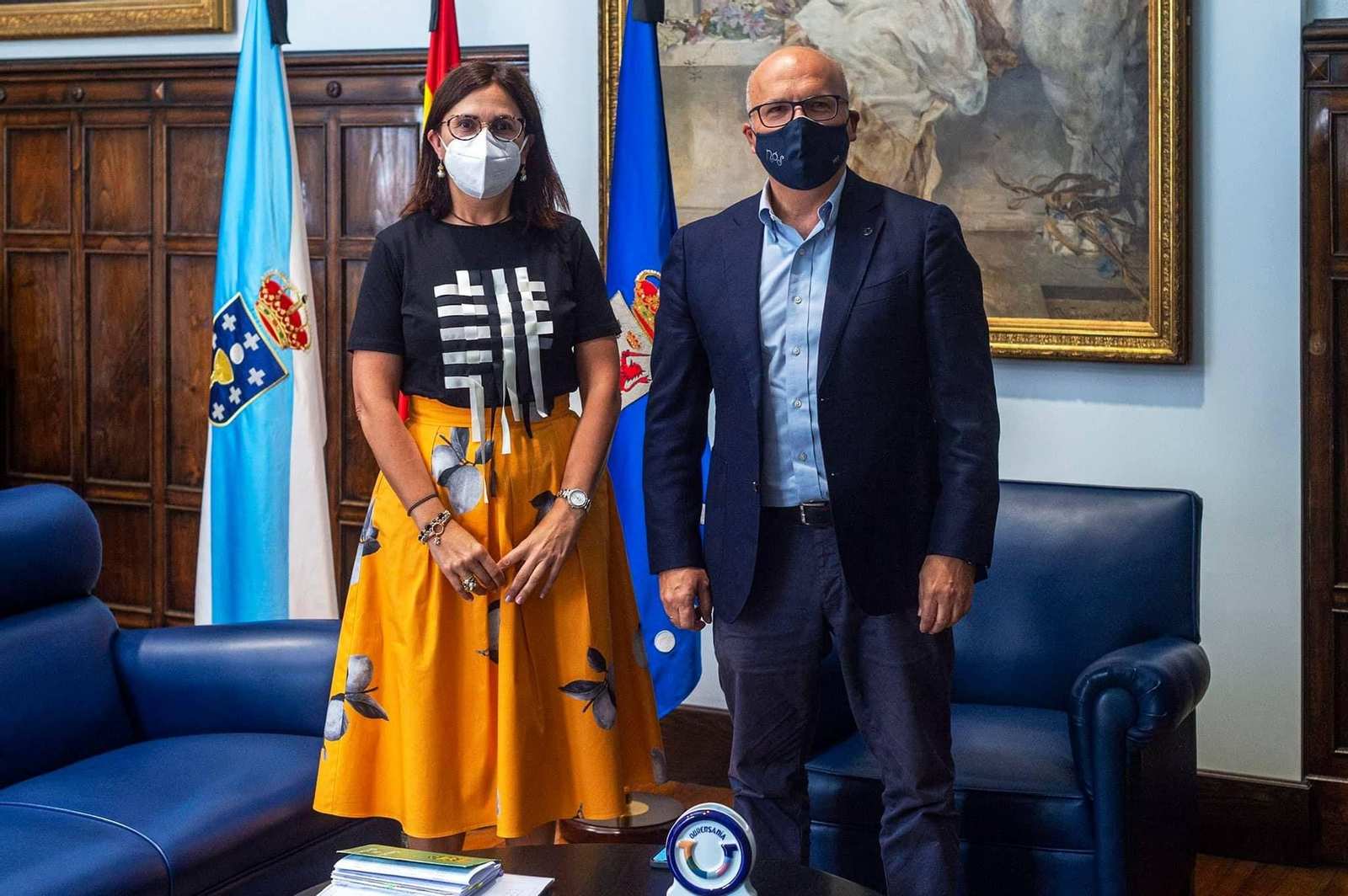 Ana Villarino y Manuel Baltar. (Foto: cedida).