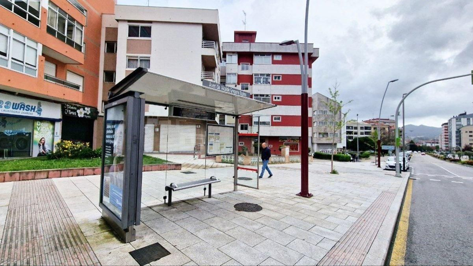 Monbus ya no se detendrá en esta marquesina de Gregorio Espino para ir a Salvaterra o As Neves.