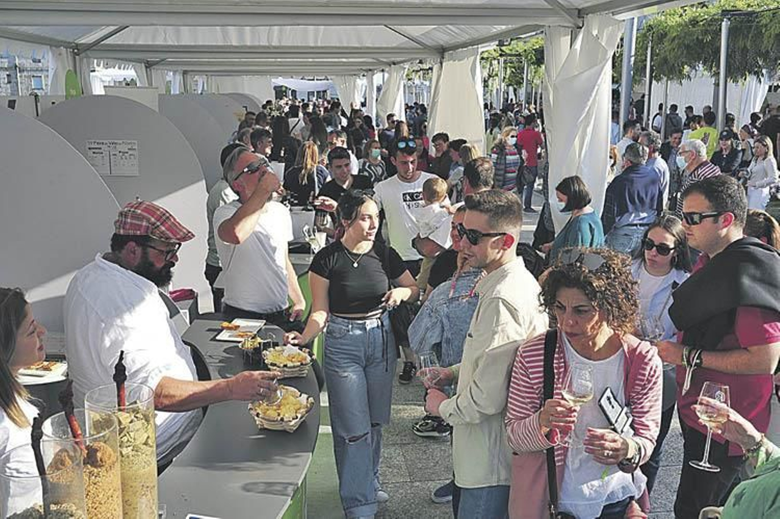 La alameda de Ribadavia tuvo una gran afluencia durante todo el fin de semana.
