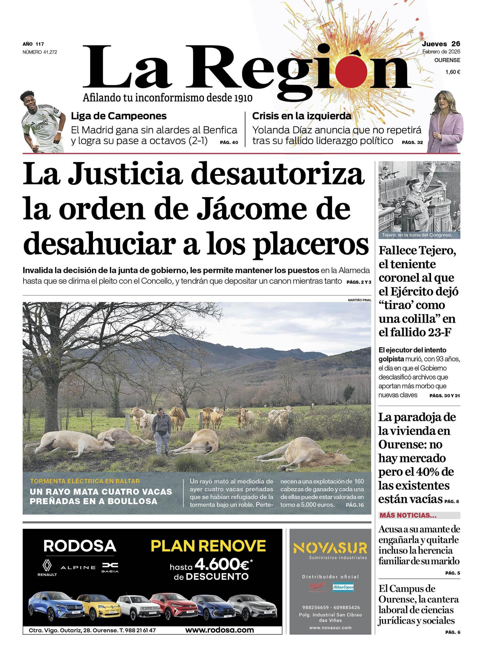 La portada de hoy