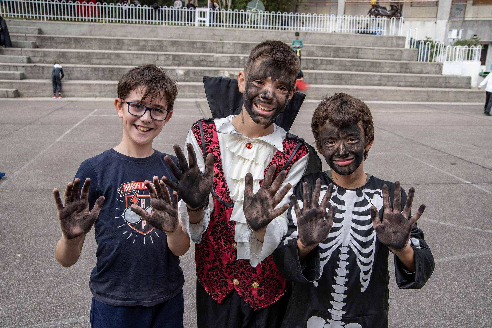 Galería | Samaín y magosto se juntan en la celebración festiva del CEIP Pintor Laxeiro de Vigo