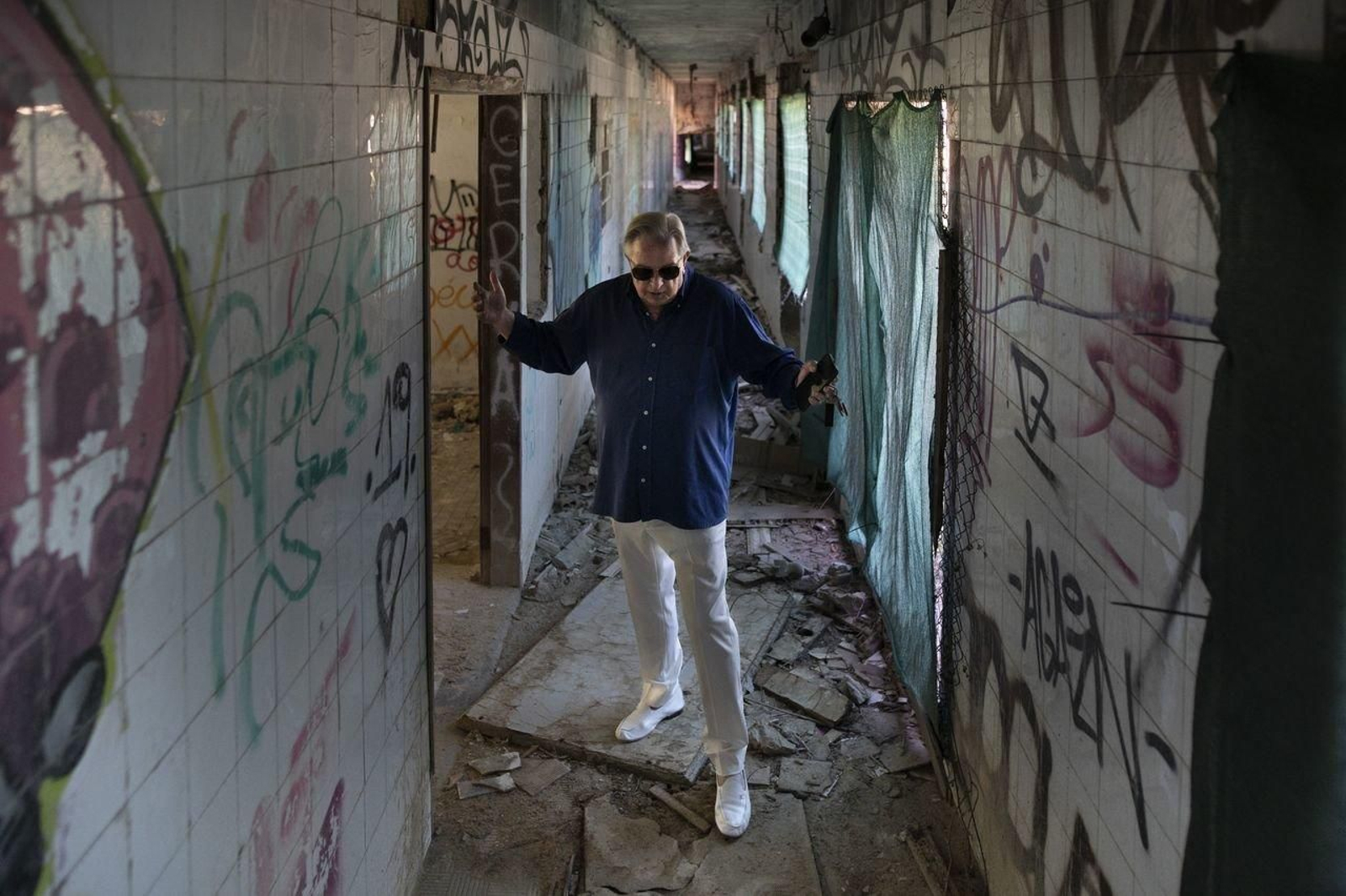 Ahora es complicado caminar por dentro de la instalación