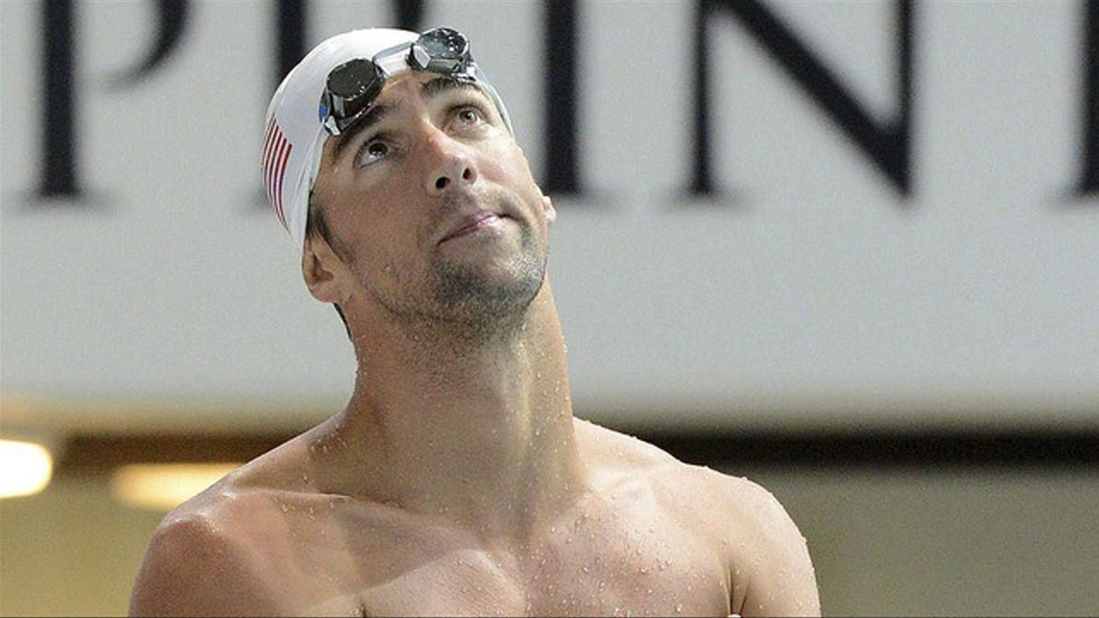 Phelps, durante una prueba de natación.