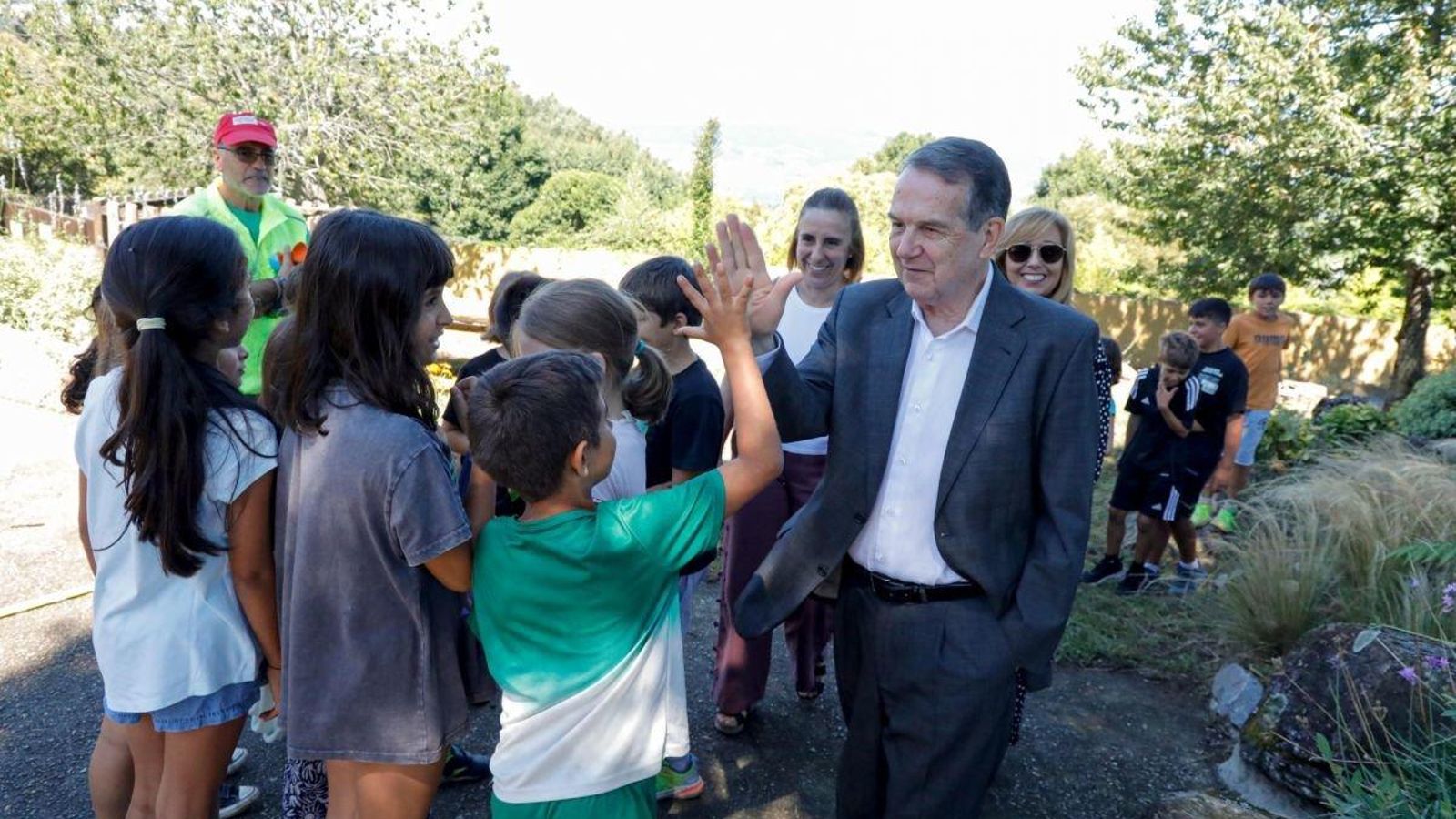 Caballero visitó VigoNature durante una actividad familiar.