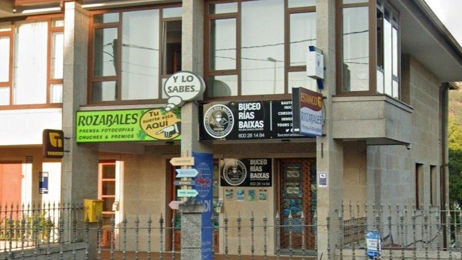 Despacho receptor número 86.330, donde se selló el boleto premiado en Galicia de la Bonoloto