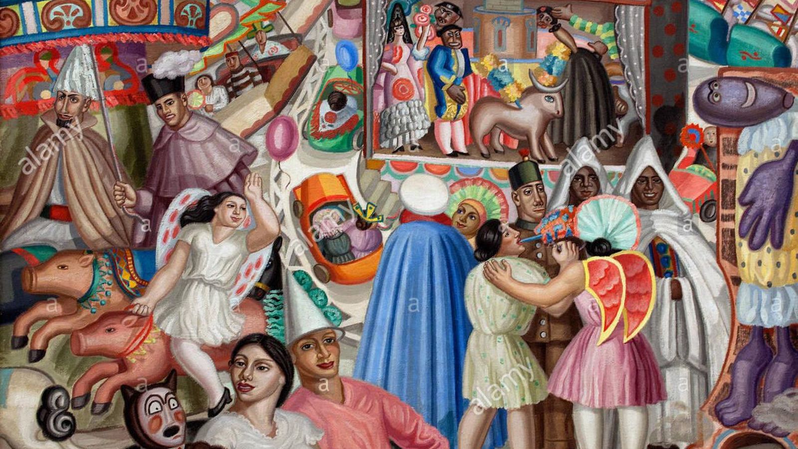 Imagen de "La Verbena", obra de Maruja