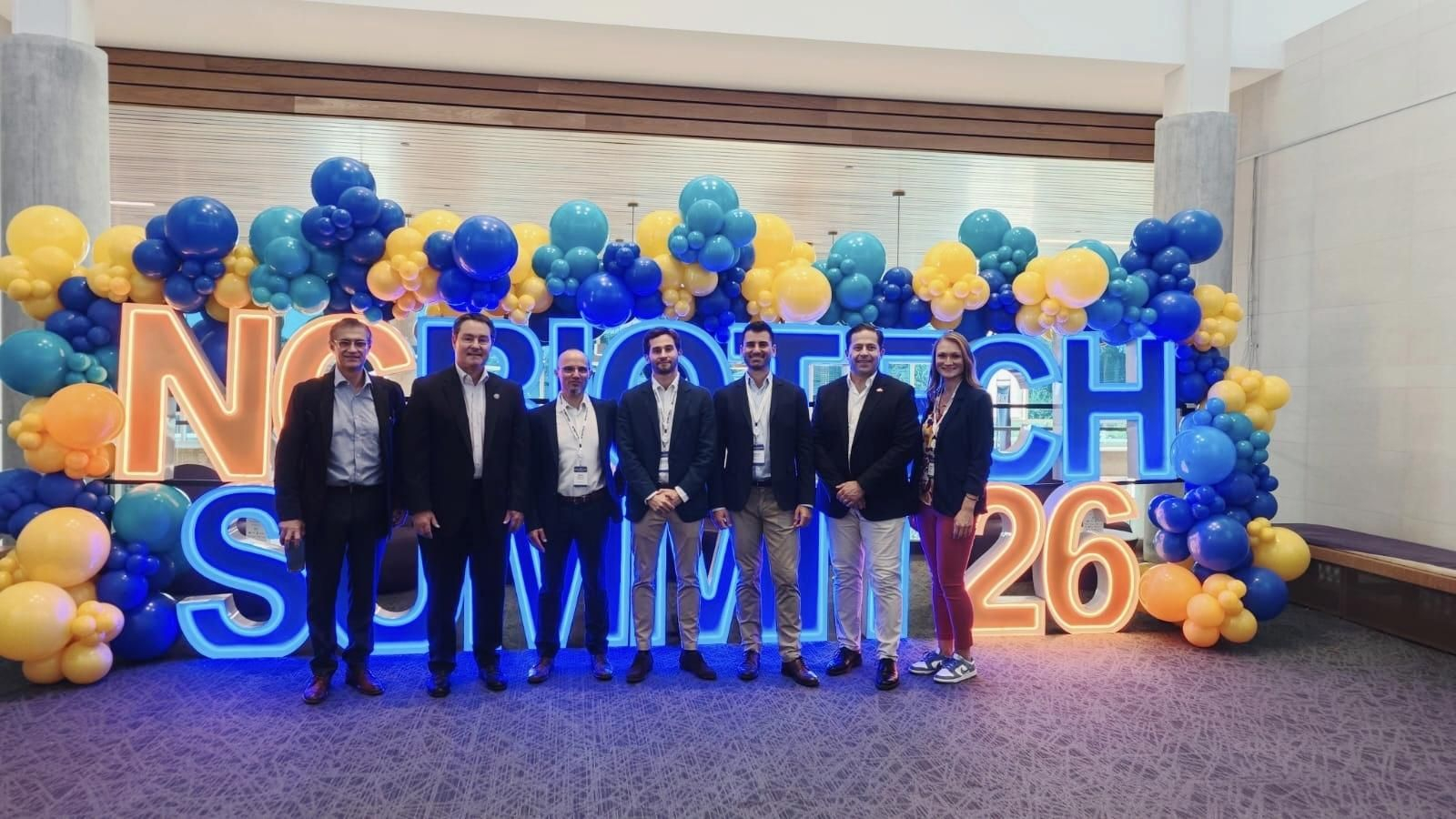Los representantes del ecosistema biotech de Galicia, el North Carolina Biotechnology Summit 2026.